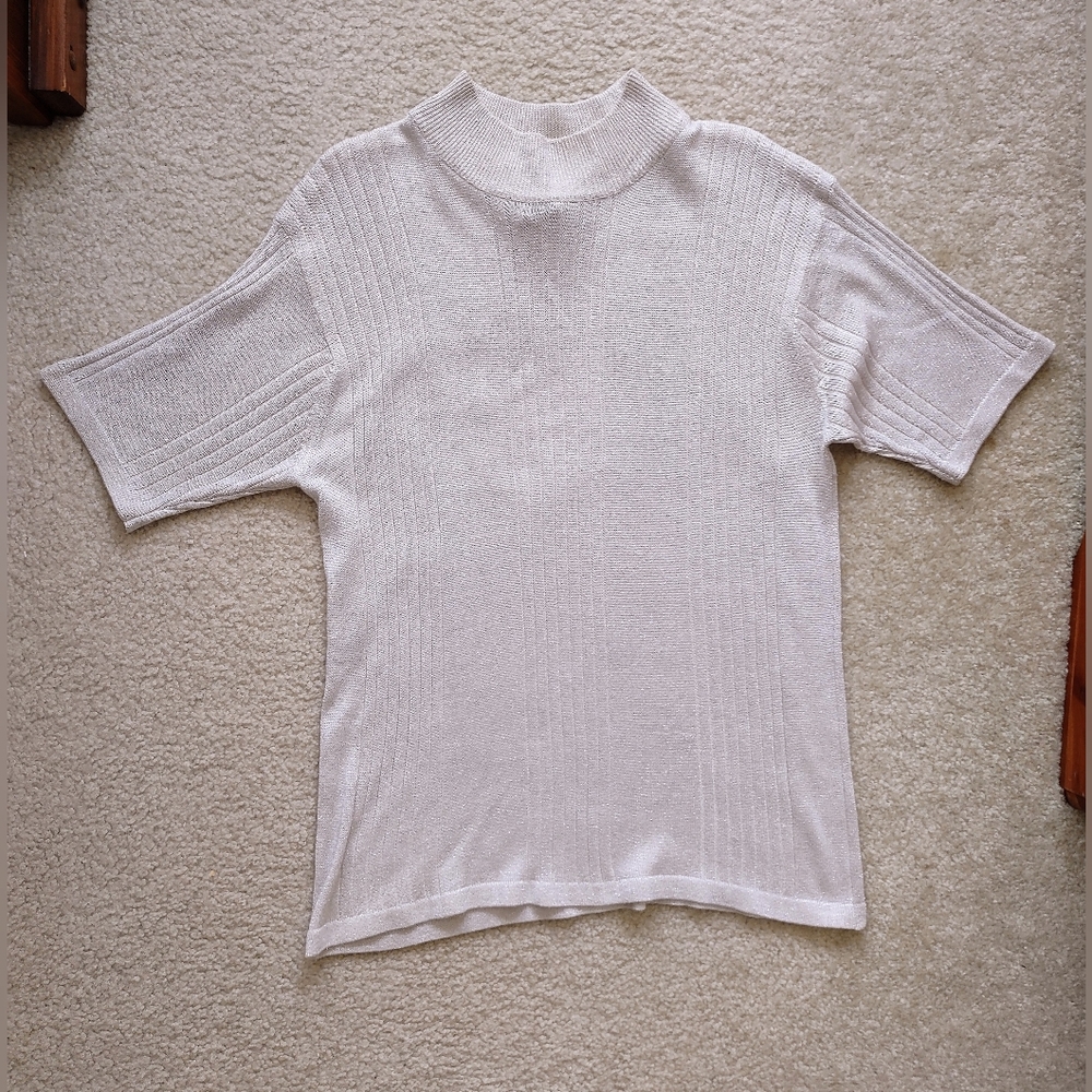 Distinctive New York Vintage Silver Sweater
